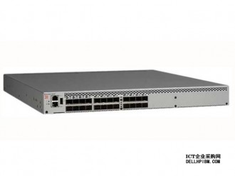 博科Brocade 6505 BR-6505-24-16G-R光纤交换机（BR6505 16Gb，24端口交换机，24端口激活，含24个16Gb/s短波SFP，BR, AC, SINGLE PSU；支持级联级联，单电源）