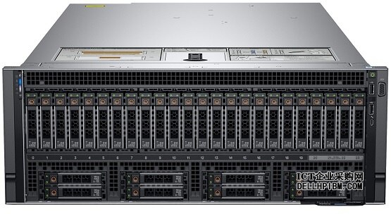 Dell戴尔PowerEdge R940xa服务器（2颗*英特尔至强 金牌5218 2.3GHz 三十二核心丨128G 内存丨4块*2.4TB SAS硬盘丨H730阵列卡丨1100W单电源丨导轨丨三年保修）