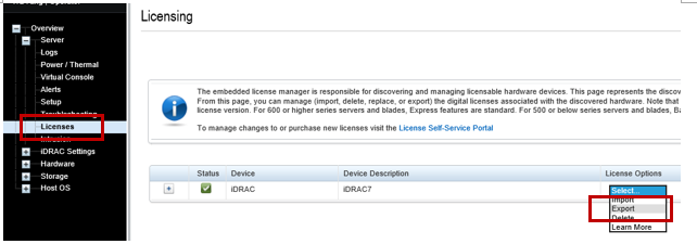 戴尔(Dell)服务器如何导入和导出iDRAC7、iDRAC8 和 iDRAC9许可证？
