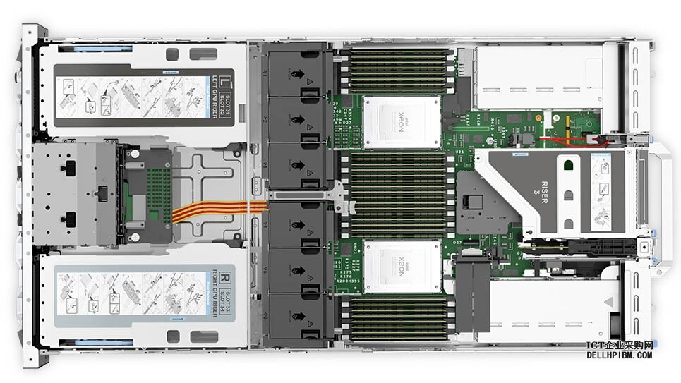 Dell戴尔R750xa HPC服务器（2颗*英特尔至强金牌6326丨256GB RDIMM内存丨5块*960GB 固态硬盘丨PERC H755 RAID卡丨NVIDIA A30 GPU丨2400W双电源丨三年保修）