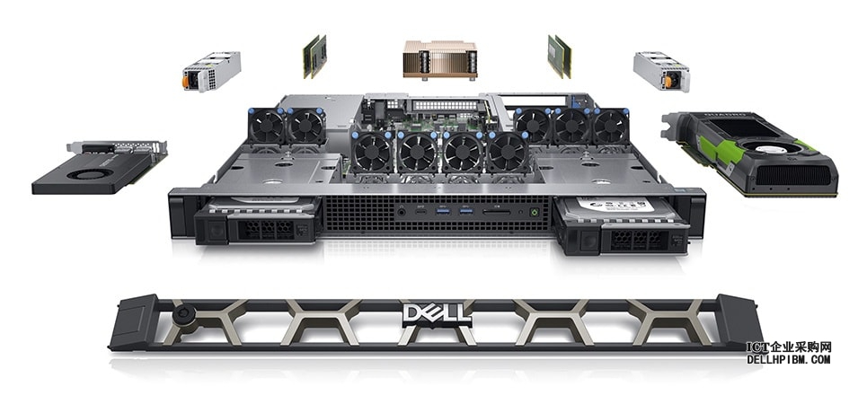 Dell戴尔Precision R3930机架式图形工作站（英特尔酷睿 I7-9700 3.0GHz 八核心丨16GB 内存丨256GB 固态硬盘+2TB 硬盘丨T1000 8G显卡丨550W双电源丨导轨丨三年质保）