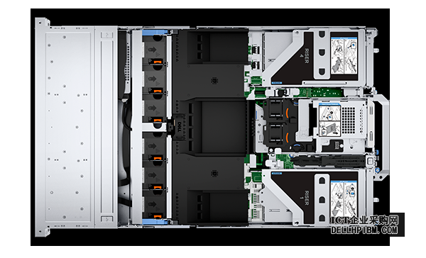 Dell戴尔PowerEdge R760服务器（英特尔至强铜牌3408U 1.8GHz 八核心丨16GB 内存丨2*1.2TB SAS硬盘丨H355阵列卡丨800W单电源丨导轨丨三年保修）