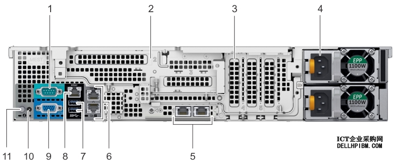 Dell戴尔 PowerEdge R540机架式服务器产品样式，外部形态，内部构造及配套说明