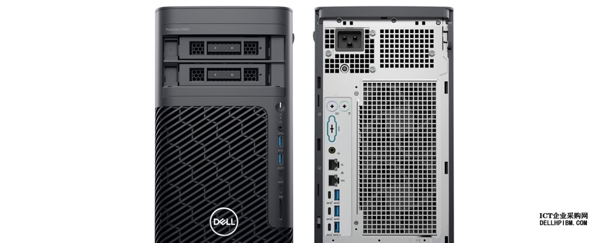 Dell戴尔T5860图形工作站（英特尔至强W5-2465X 3.1GHz 十六核心丨32GB 内存丨512GB PCIe固态硬盘+8TB 企业级硬盘丨A2000 12G显卡丨1350W电源丨三年质保）
